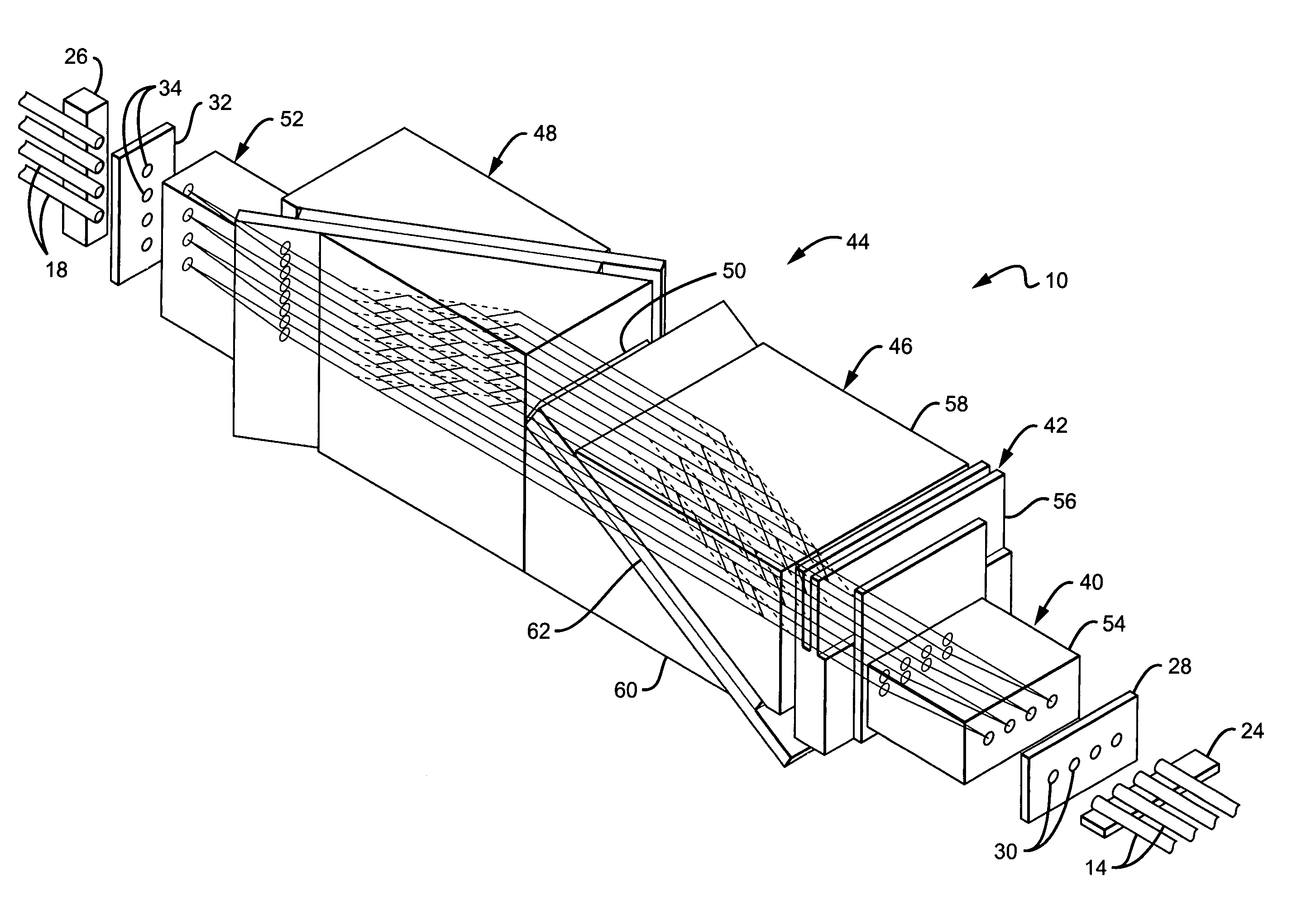 Apparatus for optically coupling a light source with an optical waveguide