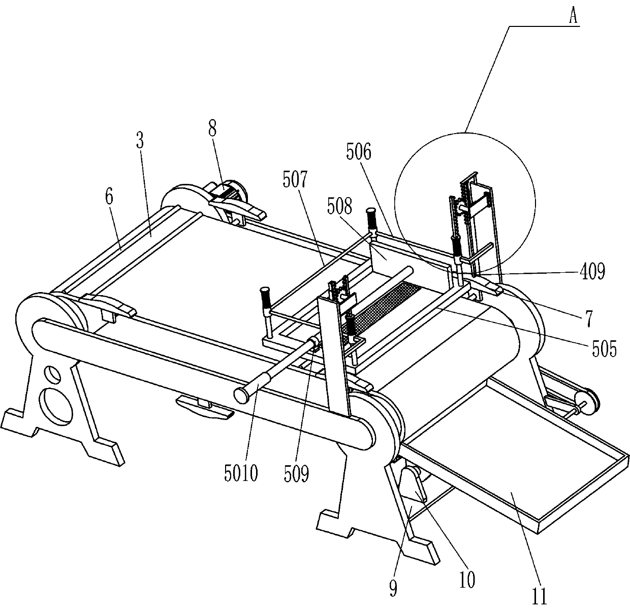 Hard box screen printing auxiliary packaging equipment