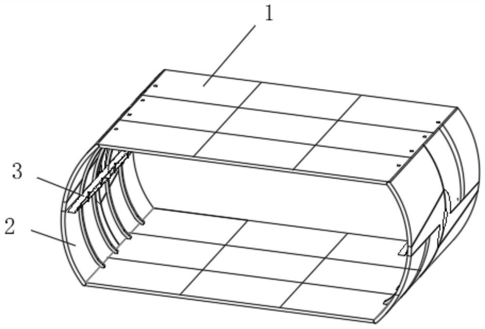 Pipeline pipe gallery laying system based on urban information model