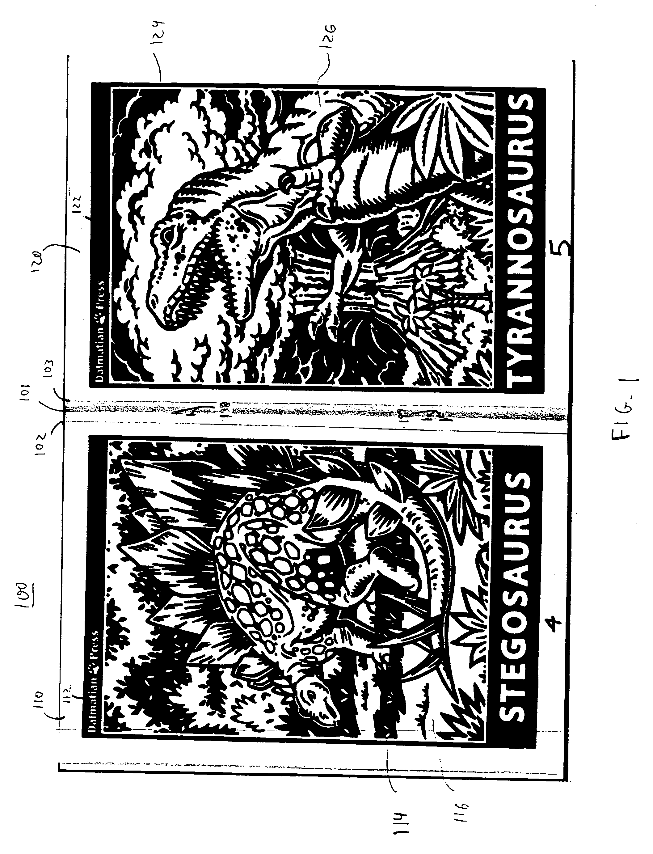 Coloring book with elevated outline portions