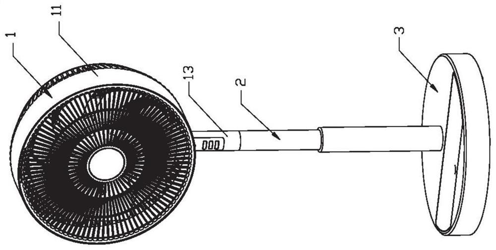 Floor circulating fan