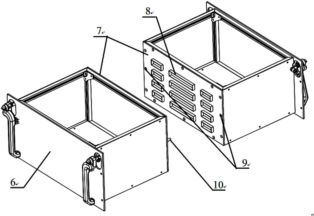 Blind plug type assisting handle mechanism for multi-pin type port control cabinet cases