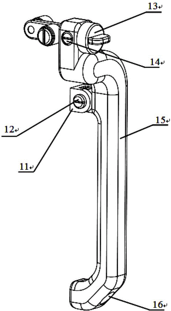 Blind plug type assisting handle mechanism for multi-pin type port control cabinet cases