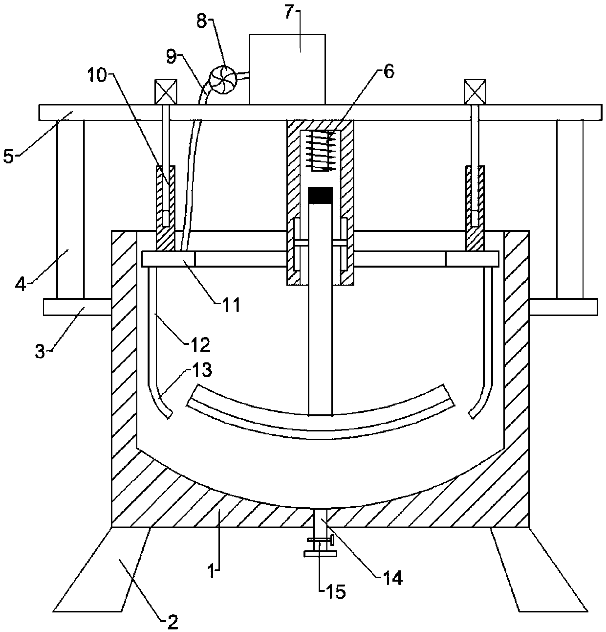 A chili chopping device based on simulated manual techniques