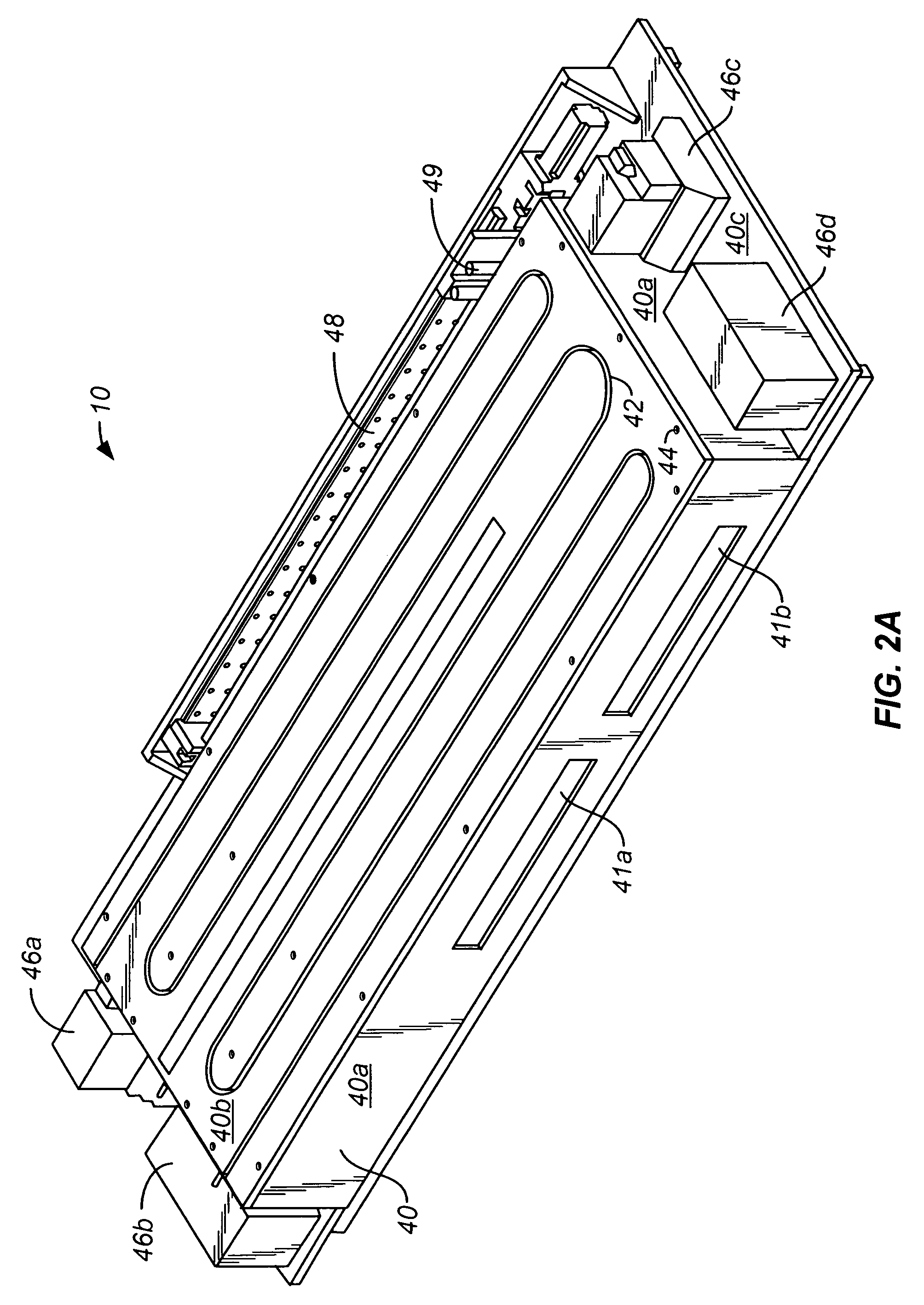 Integrated thermal unit having laterally adjacent bake and chill plates on different planes