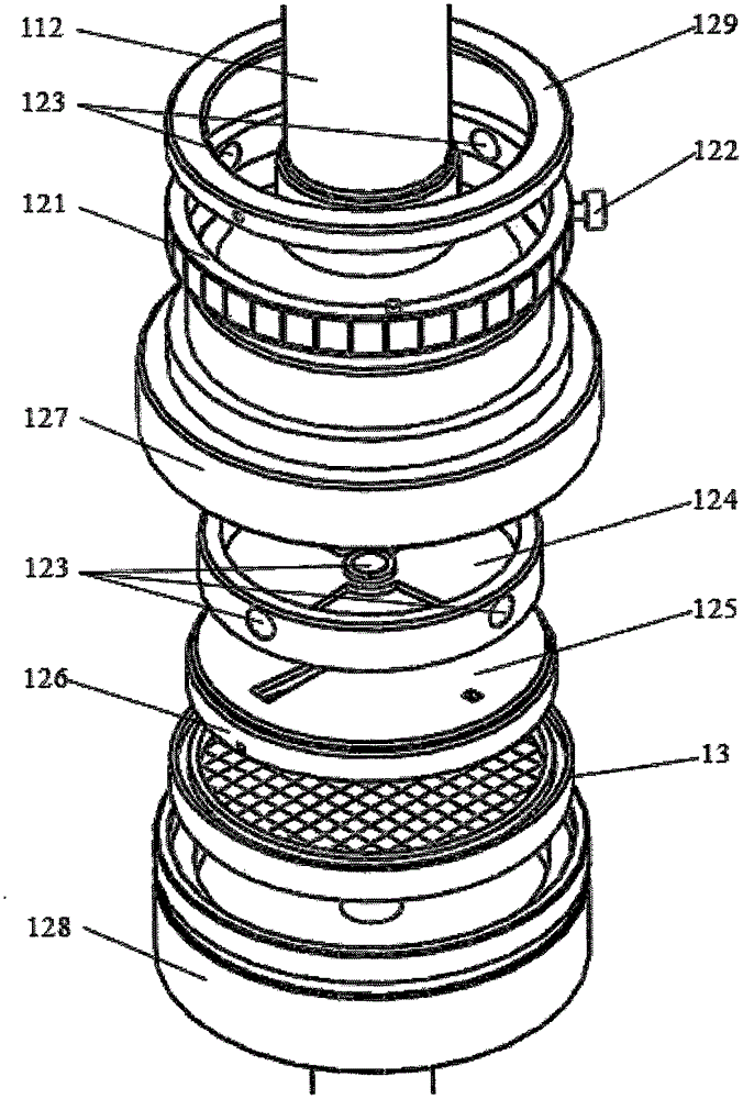 Orifice flow meter provided with linear resistance regulator