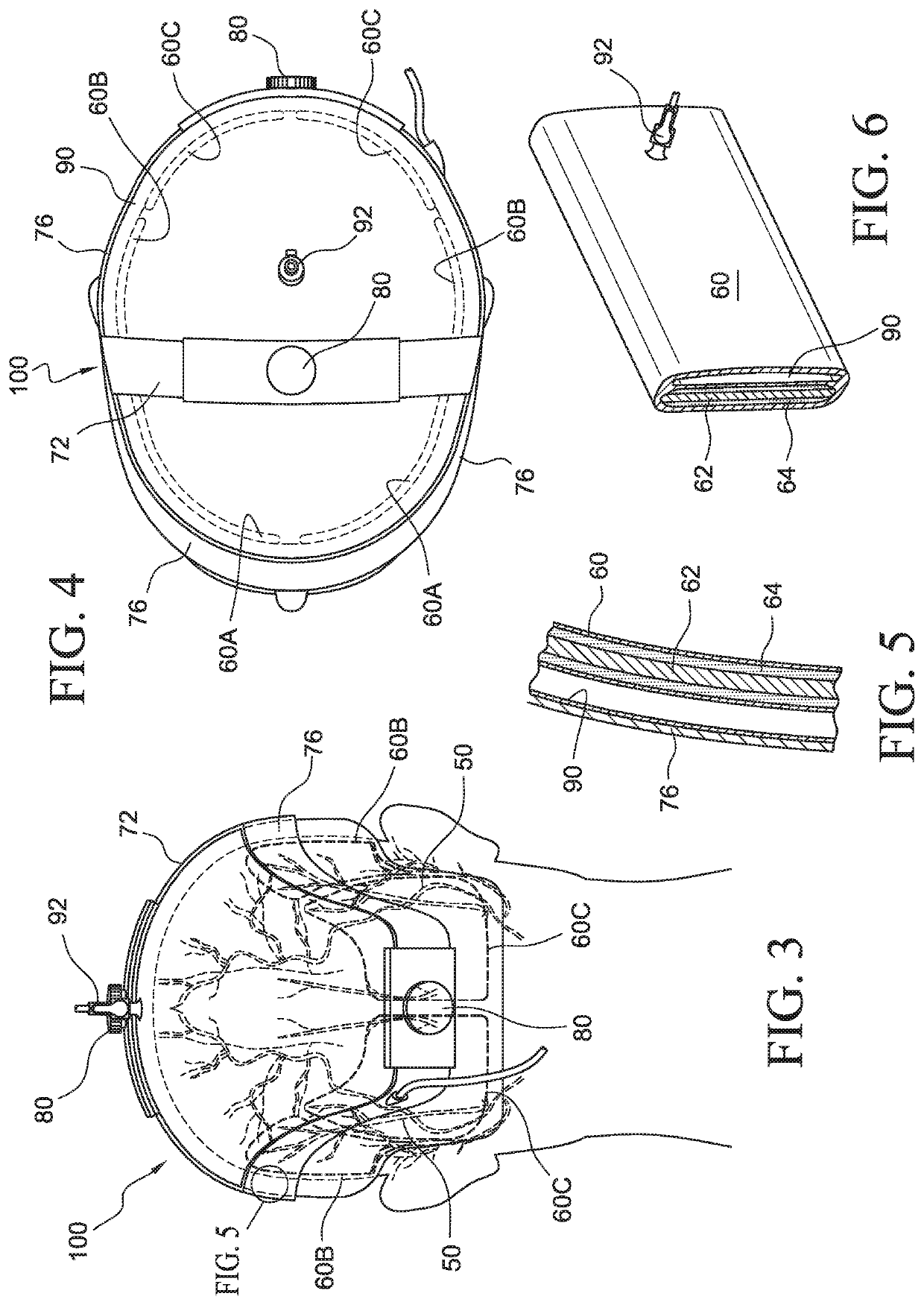 Blood flow restricting headwear