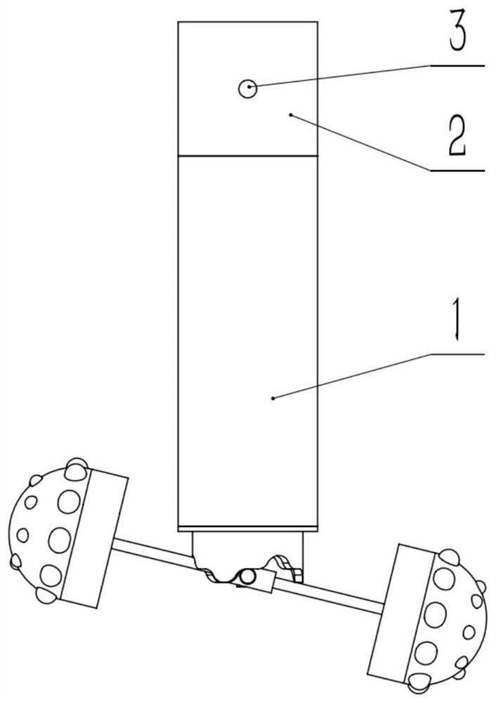 Cam swing type bottle brush