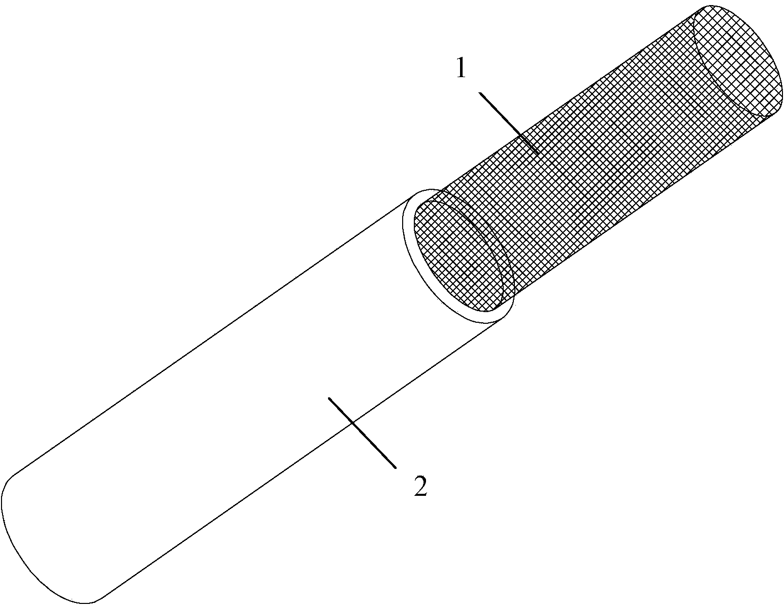 Modified polypropylene composite pipe for protecting high-voltage cables
