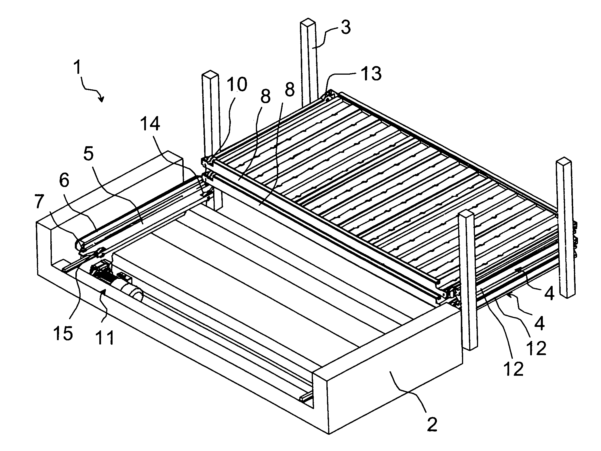 System and a method for manipulating a cassette used in storage by means of a transfer device
