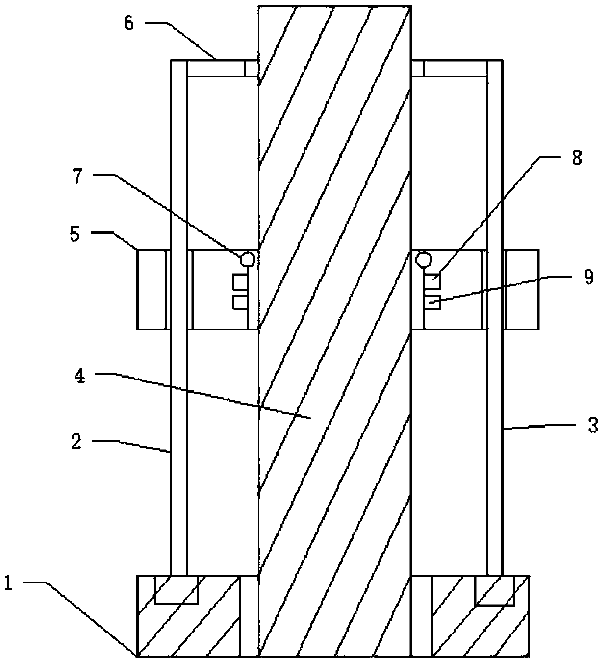 An electric power tower automatic lifting paint applicator