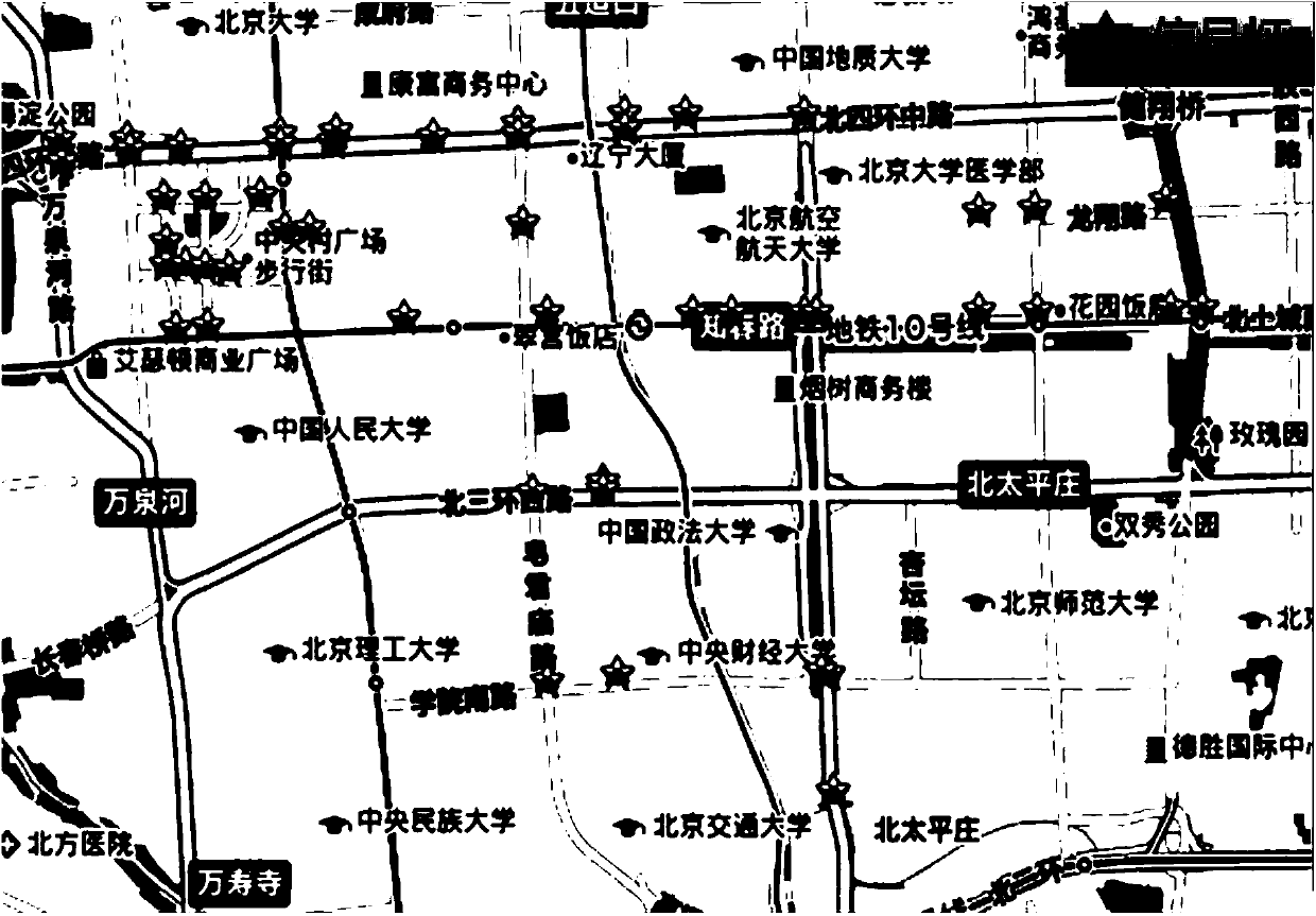 Road traffic energy consumption quantization method based on motor vehicle running modes