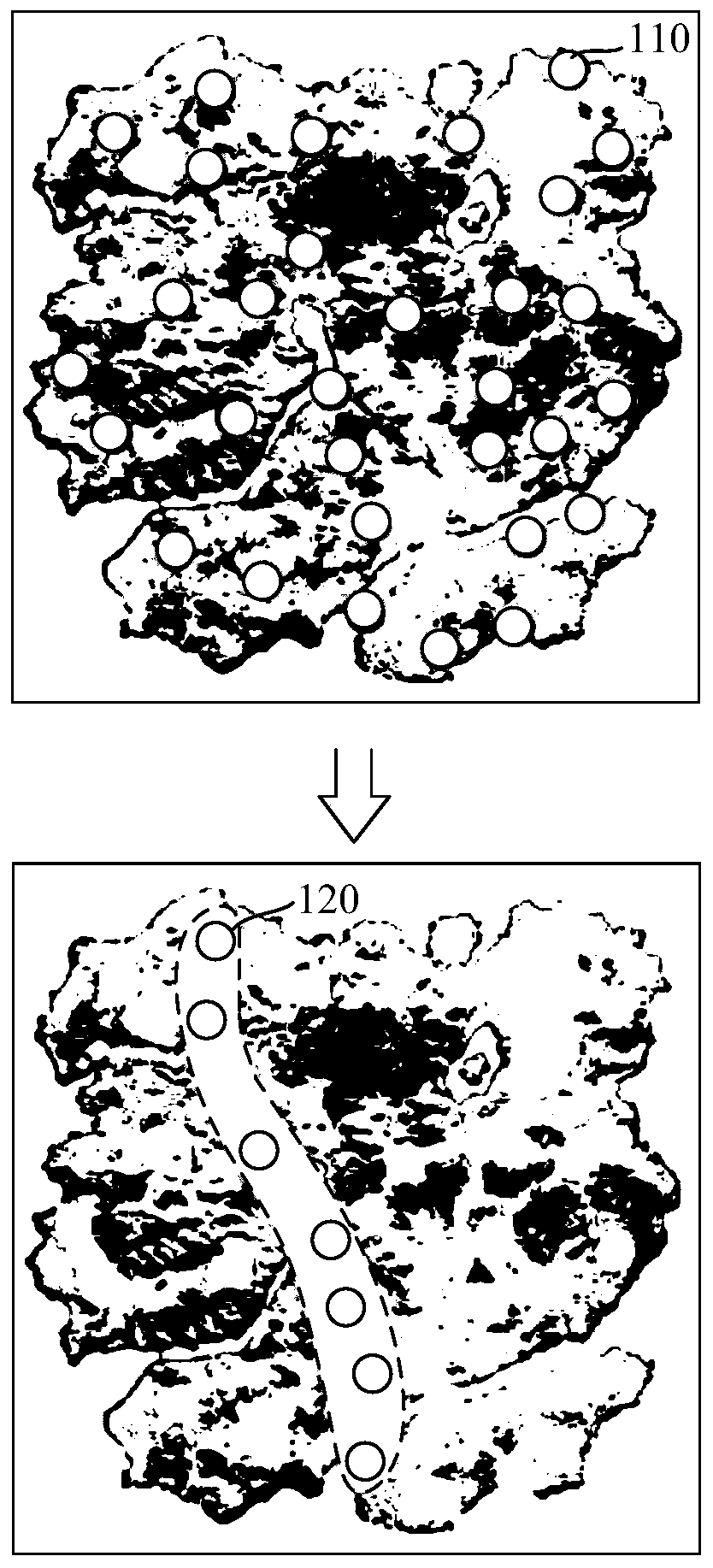 Map region generation method in virtual environment, display method and device