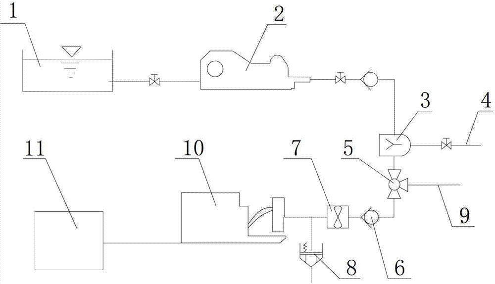 Method for discontinuously acquiring underground pressure pulse of inflatable bored well