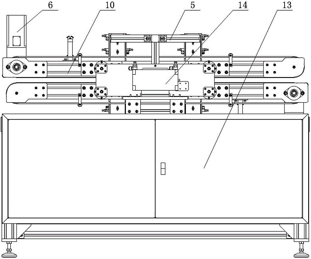 Solar cell module turning device