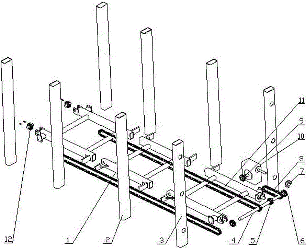 High-density storage goods shelf