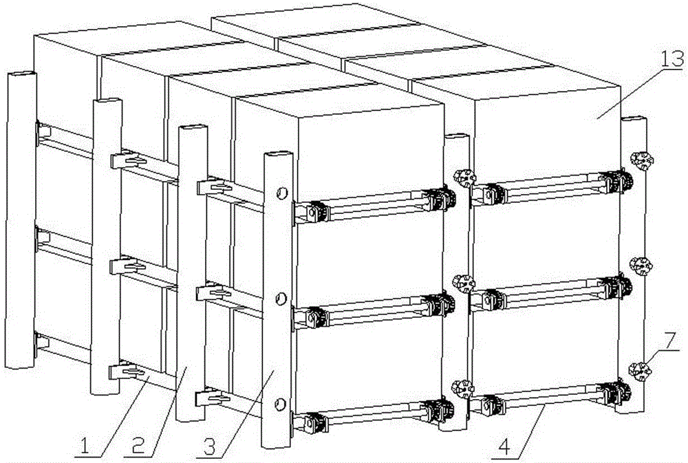 High-density storage goods shelf