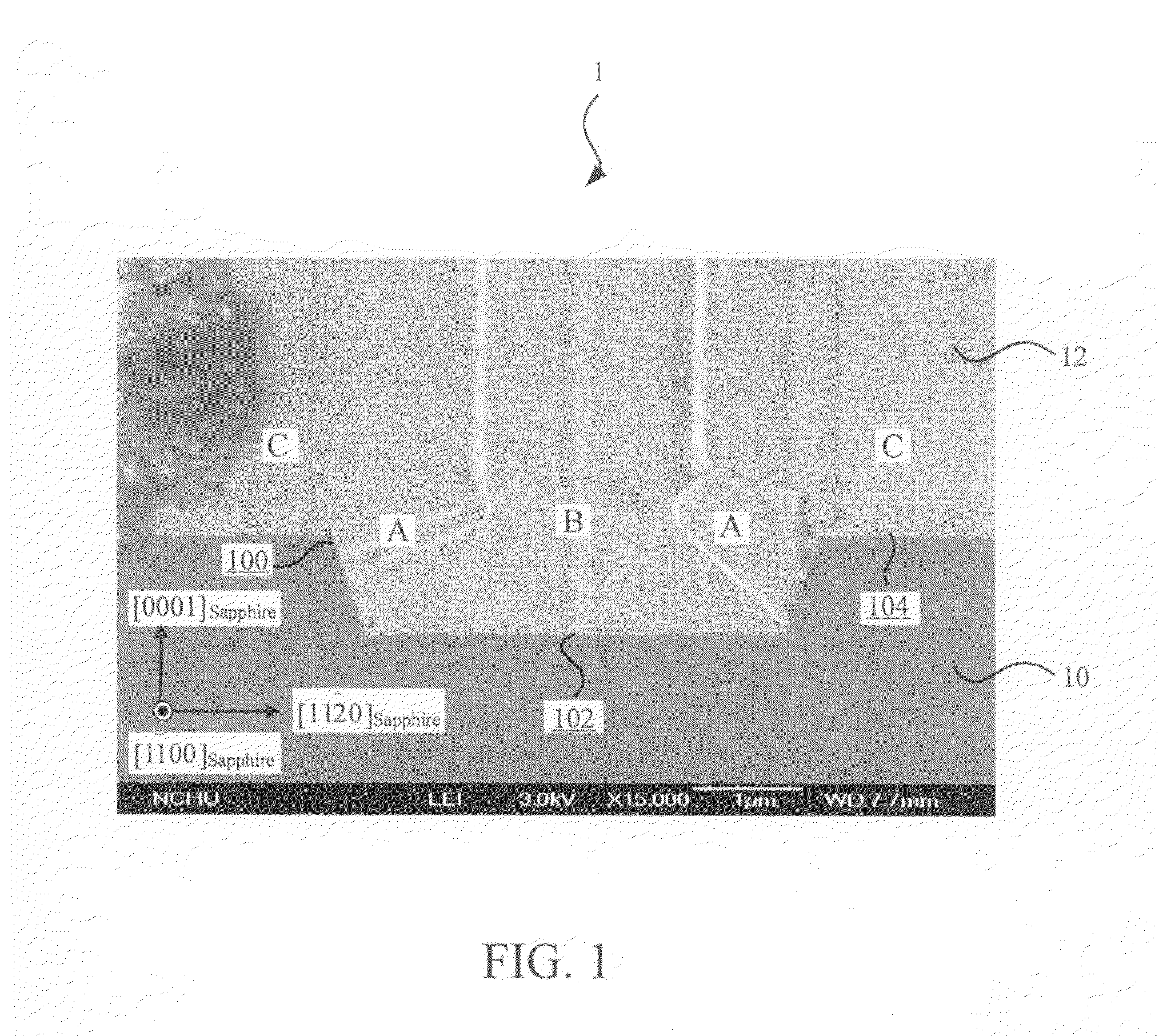Semiconductor structure combination for epitaxy of semiconductor optoelectronic device