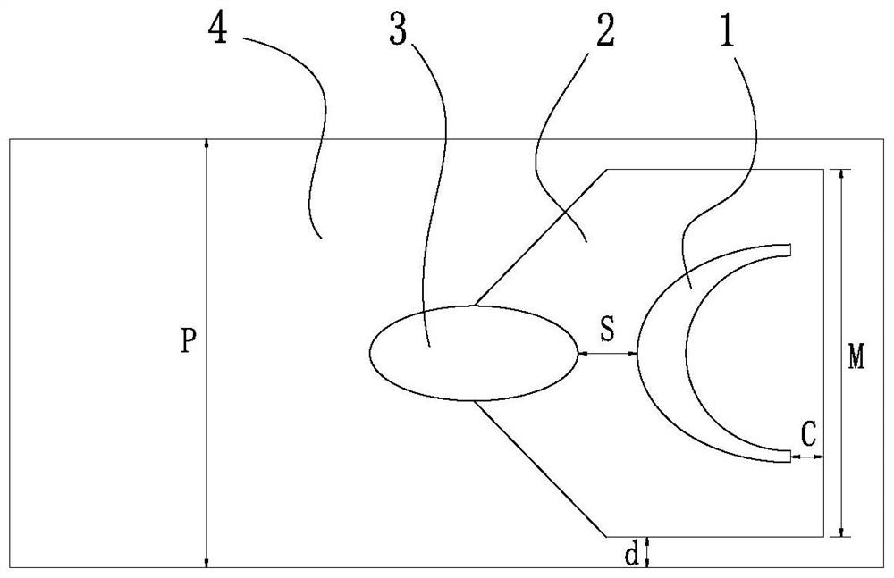 Boss and pit combined type blade air film cooling hole structure