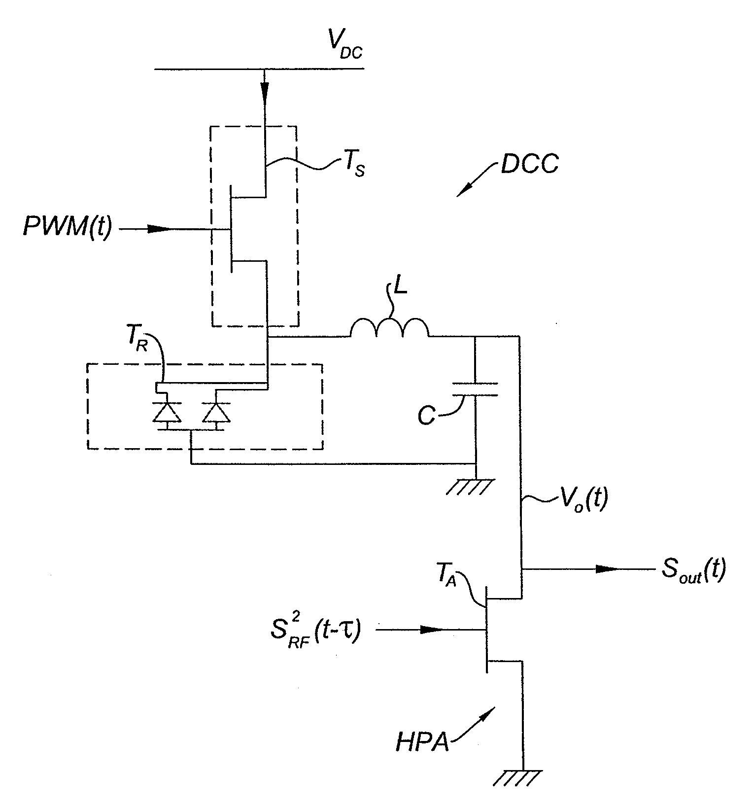 Radio-Frequency Power Amplifier with Fast Envelope Tracking