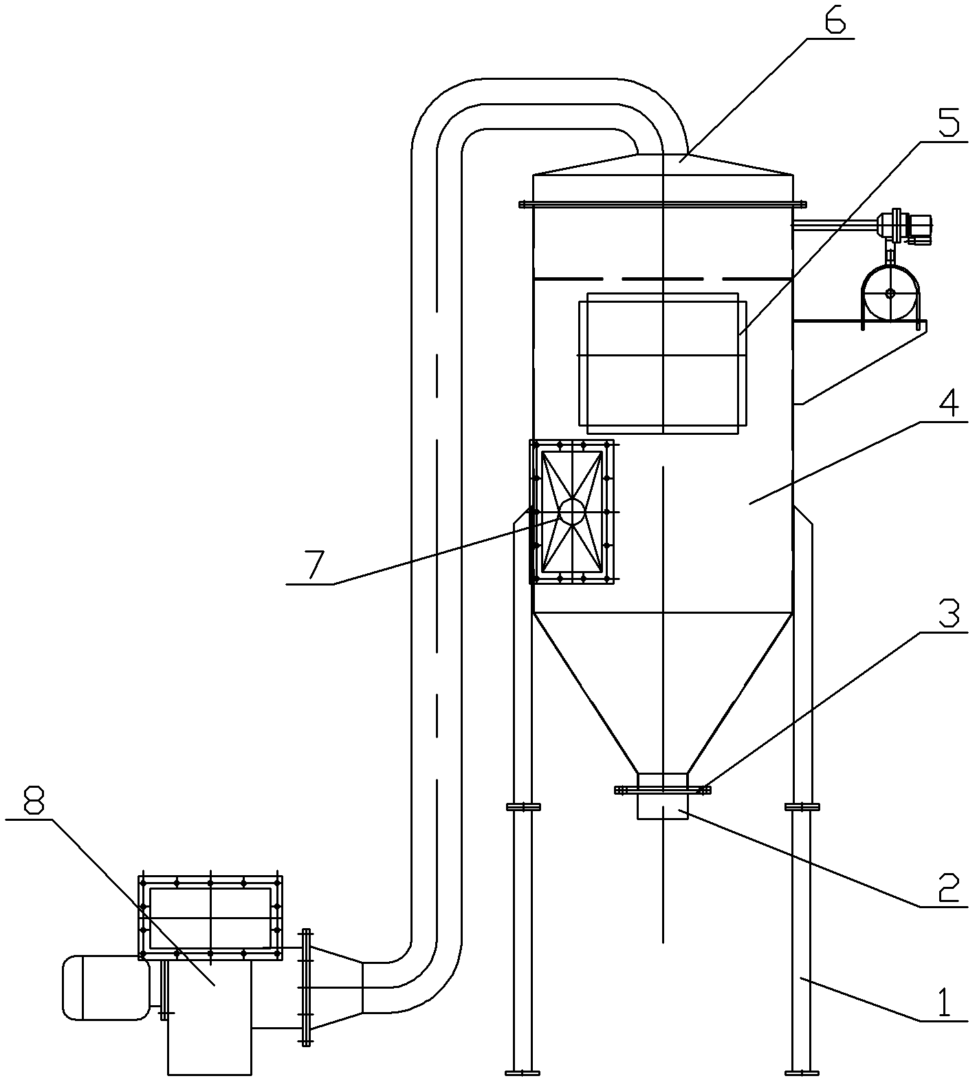 Cyclone dust collector