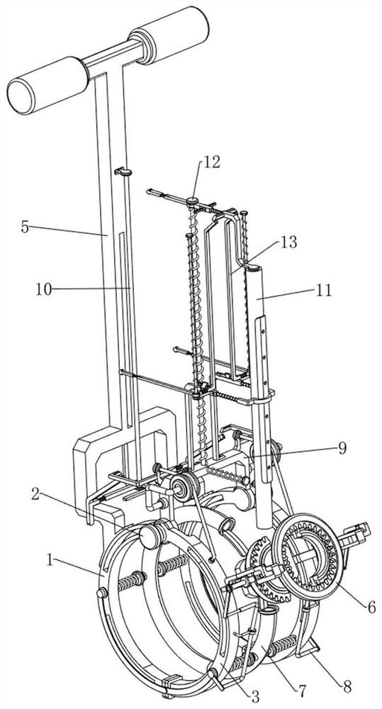 Winding, bundling and positioning structure based on automobile wire harness