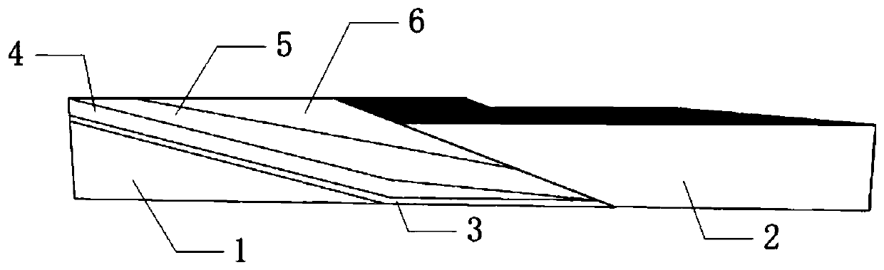 Artificial beach multilayer structure biological water quality purification system and construction method thereof