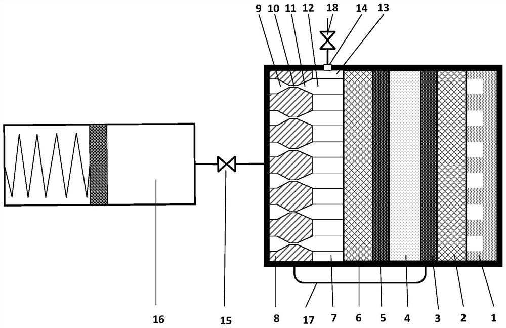 A potential energy-driven material separation and transmission direct methanol fuel cell and its working method