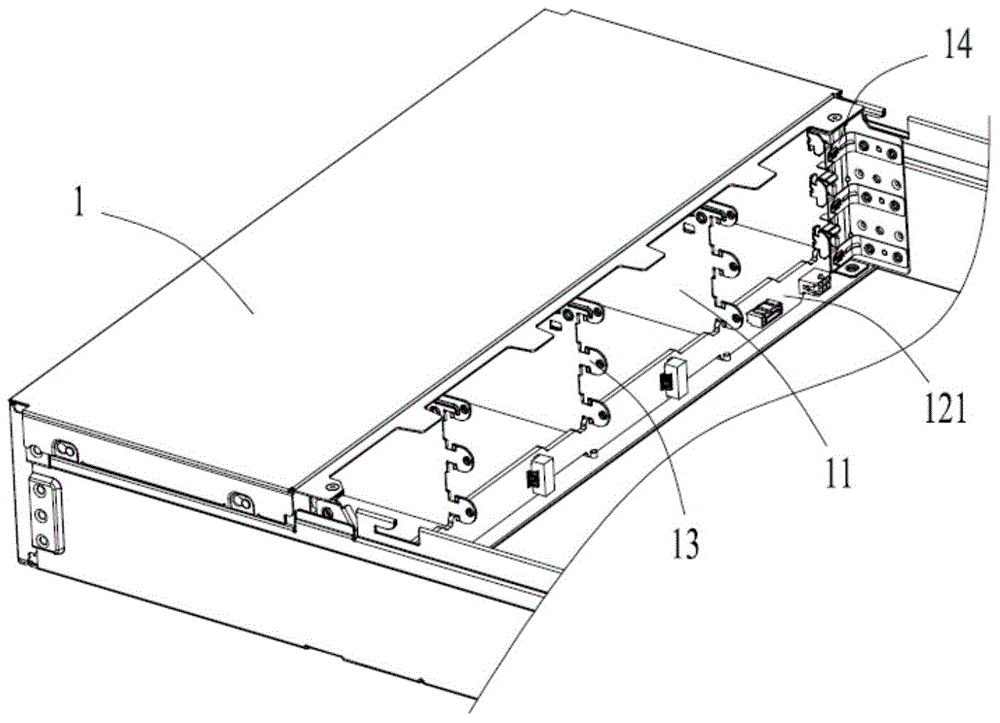 Configuration structure of service hard disk back board and method thereof