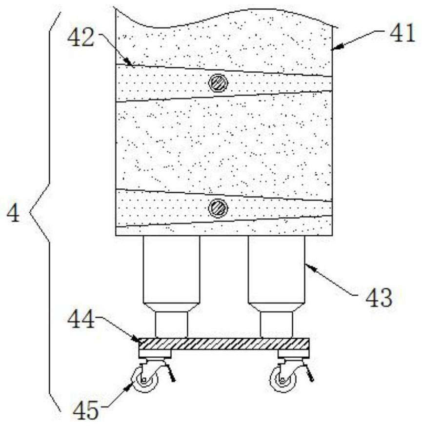 Convenient-to-assemble auxiliary mounting rack for coating stirrer