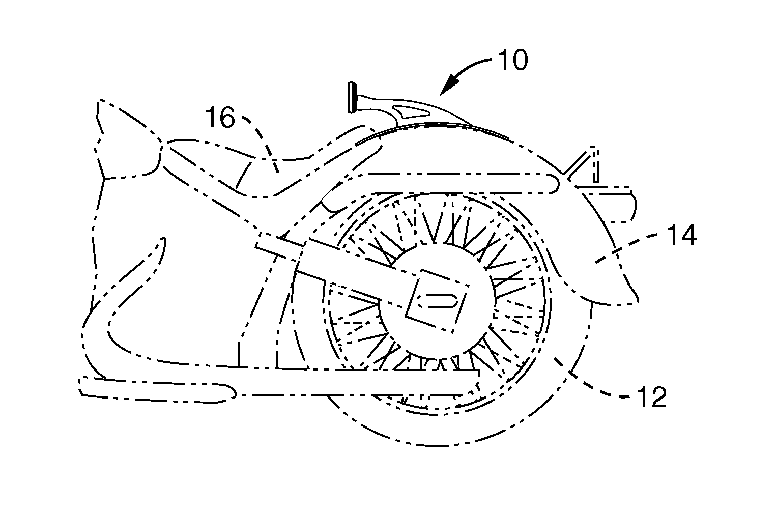 Adjustable motorcycle-mounted back support