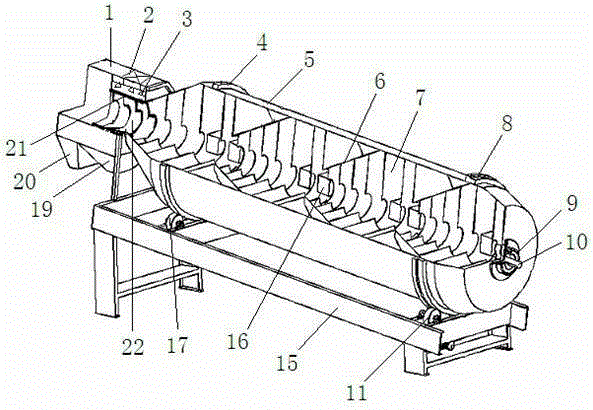 A high-efficiency continuous extraction device