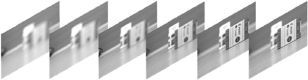 Multi-field-depth scene defocusing sequence diagram quality evaluation method