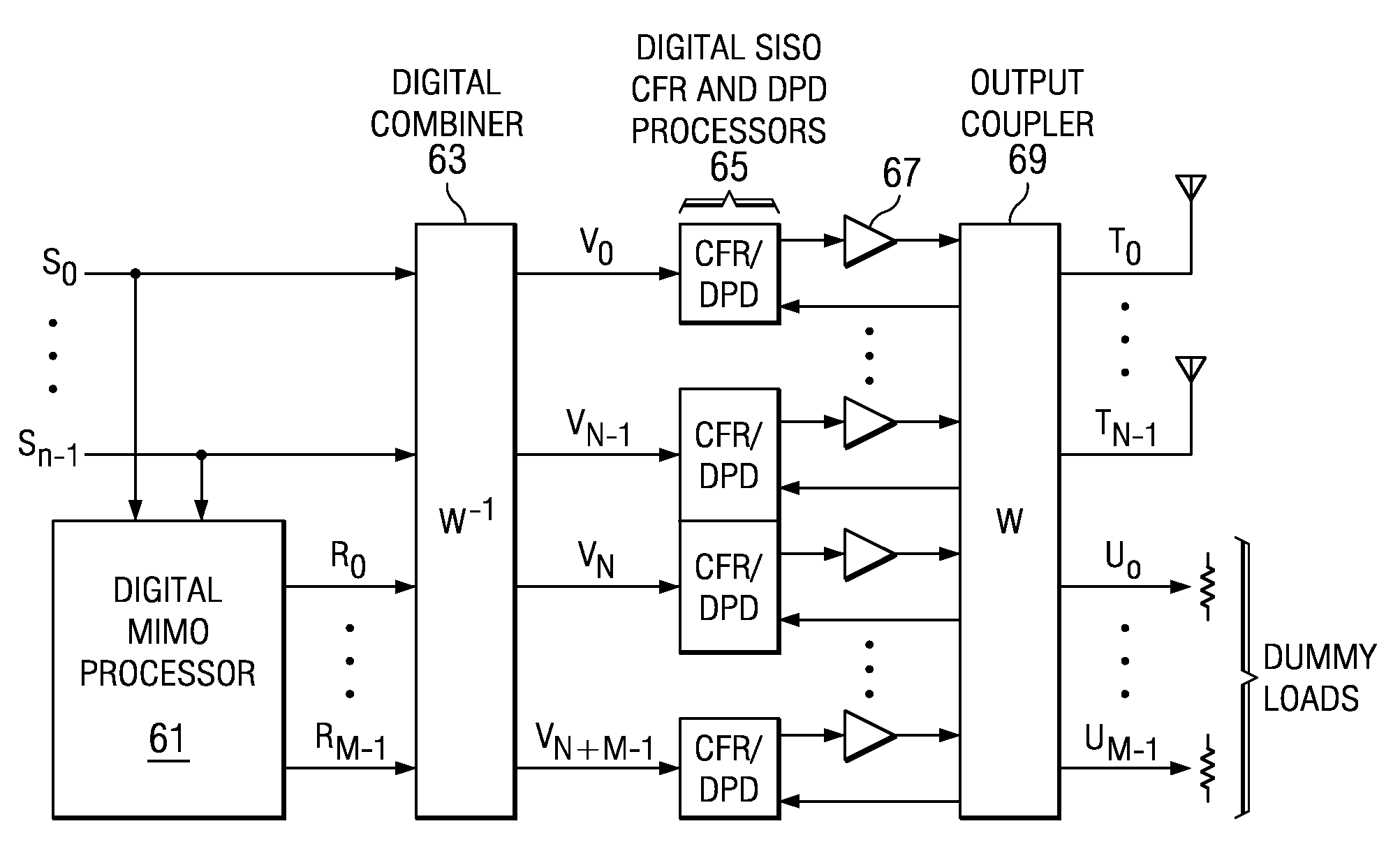System and method for preprocessing a signal for transmission by a power amplifier