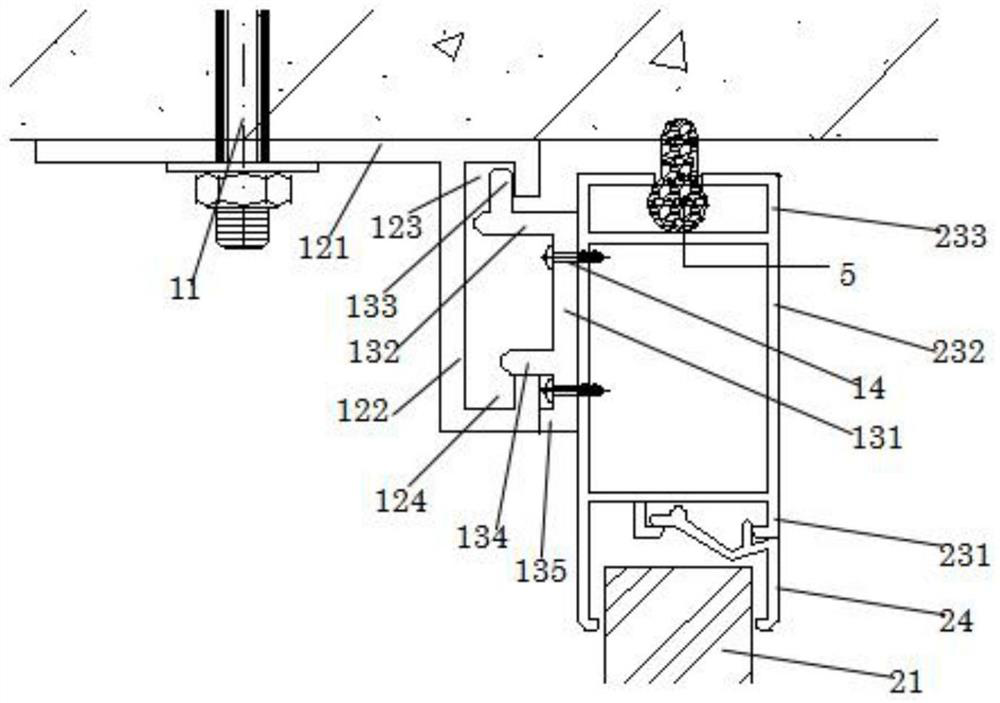 Component unit type ceiling screen construction method