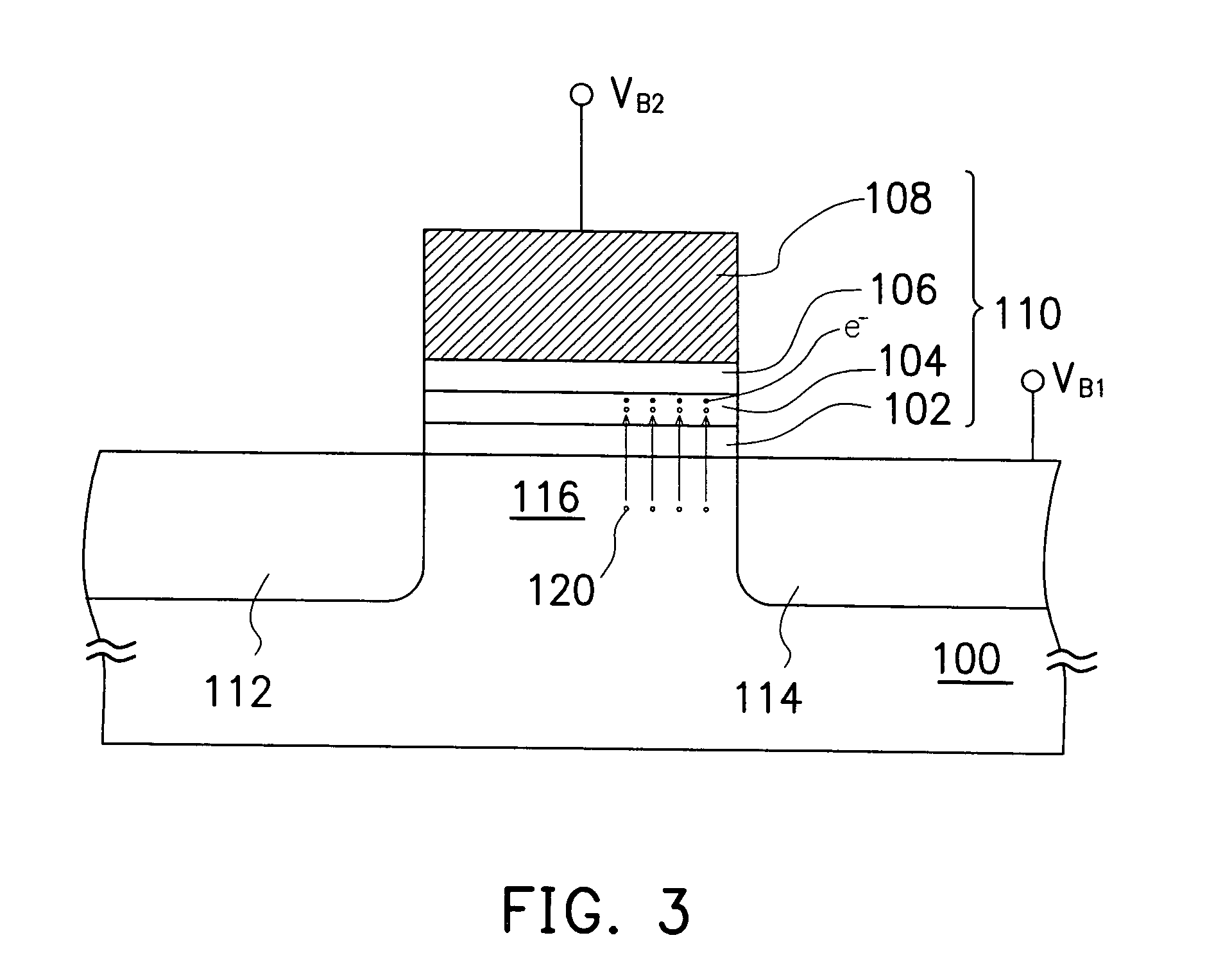 Method for programming and erasing non-volatile memory with nitride tunneling layer