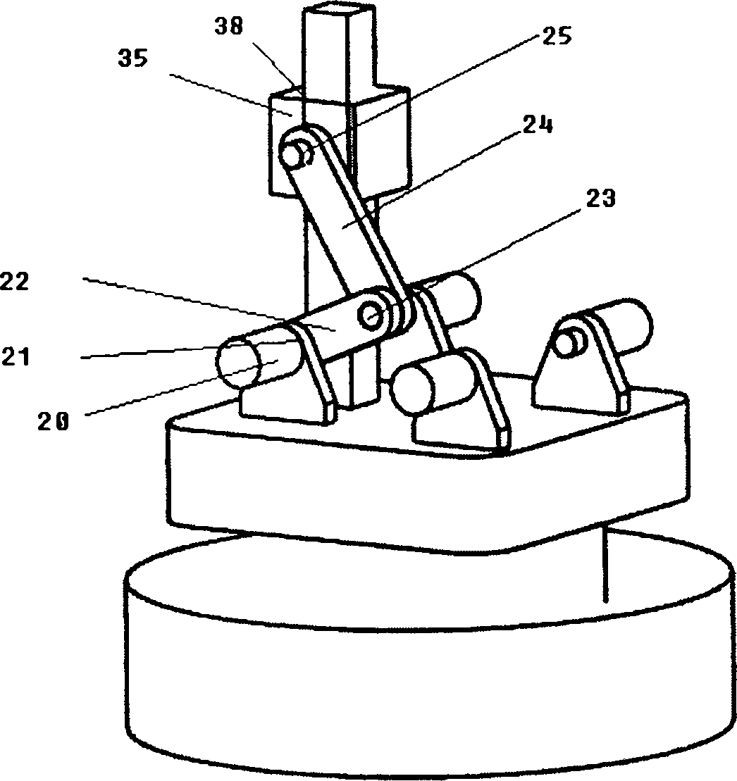 Simple spot-welding robot mechanism