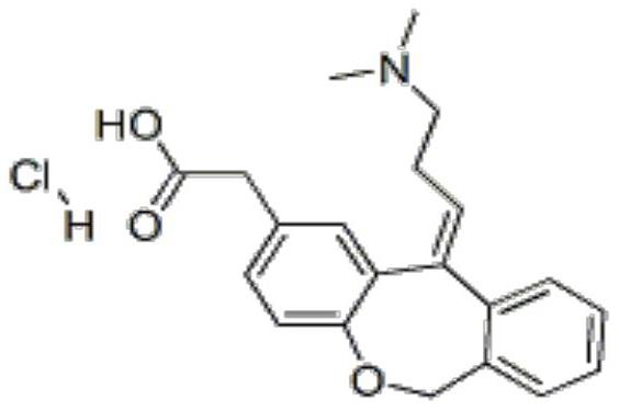 Preparation method of olopatadine hydrochloride