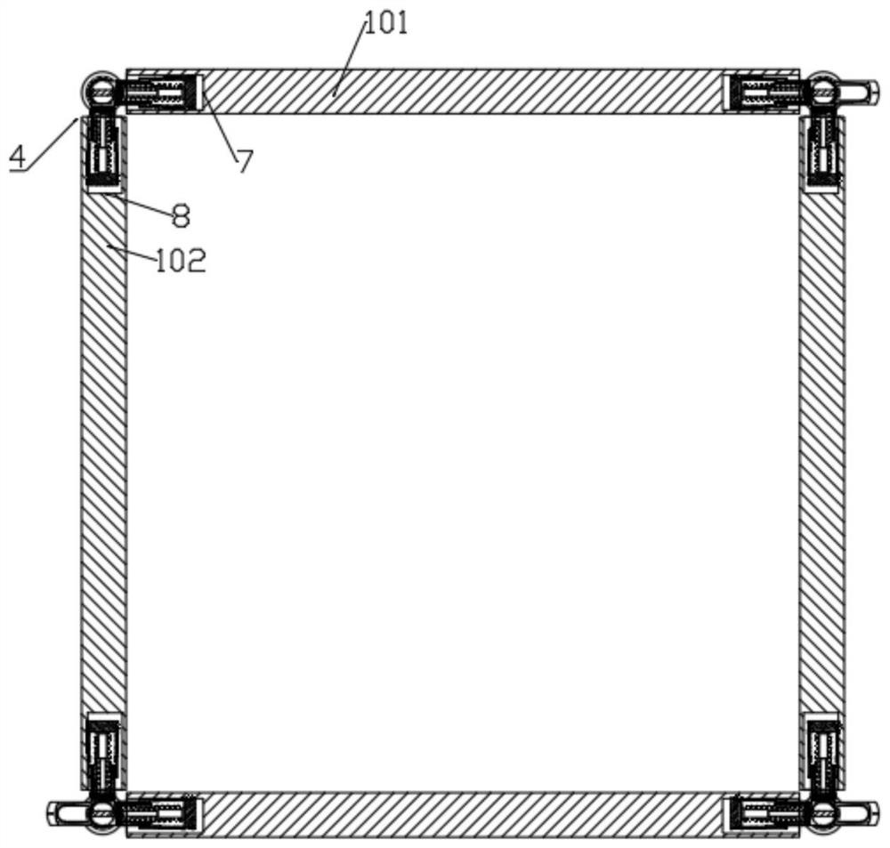 Fabricated anti-seismic building and mounting method thereof