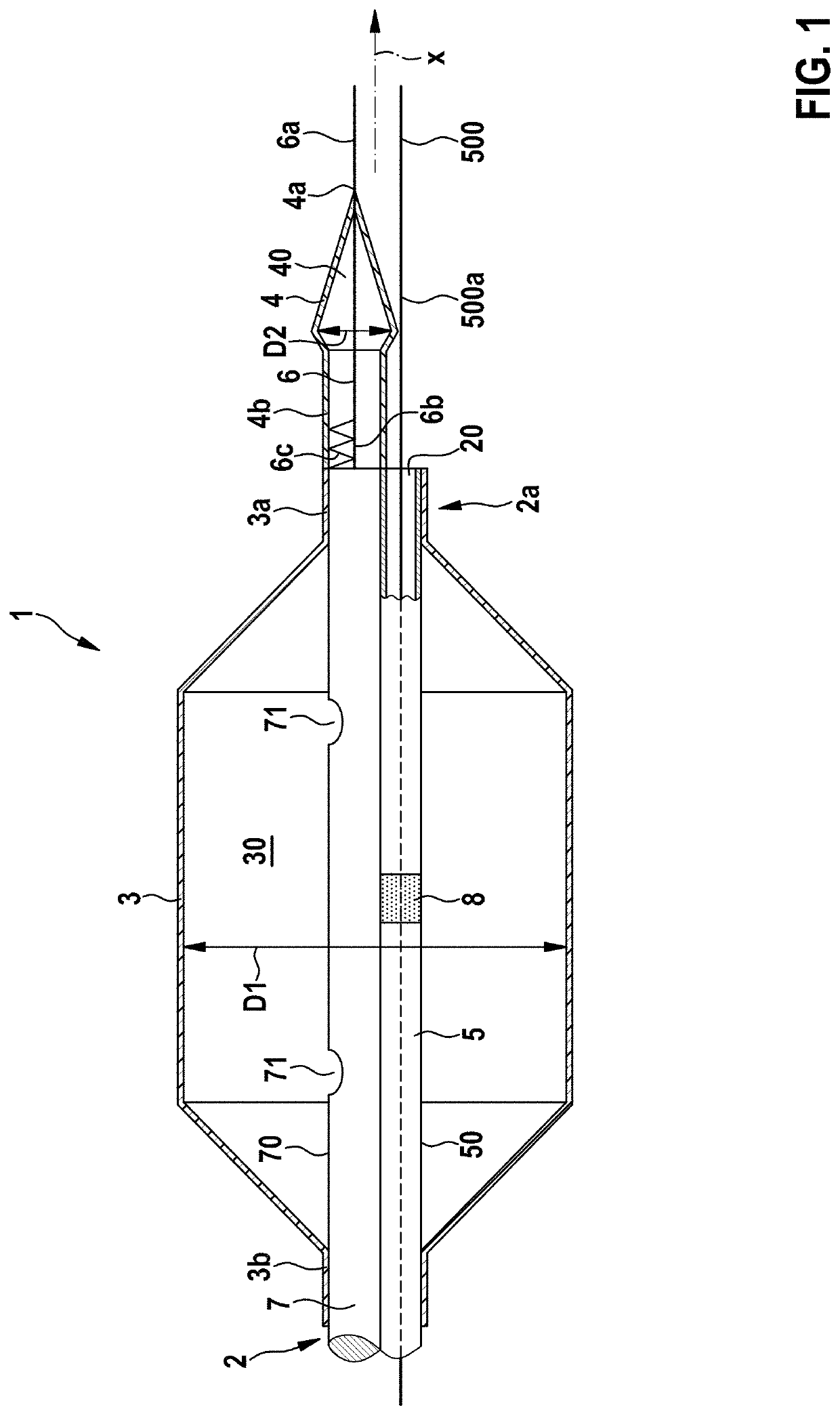 Catheter devices for chronic total occlusion recanalisation