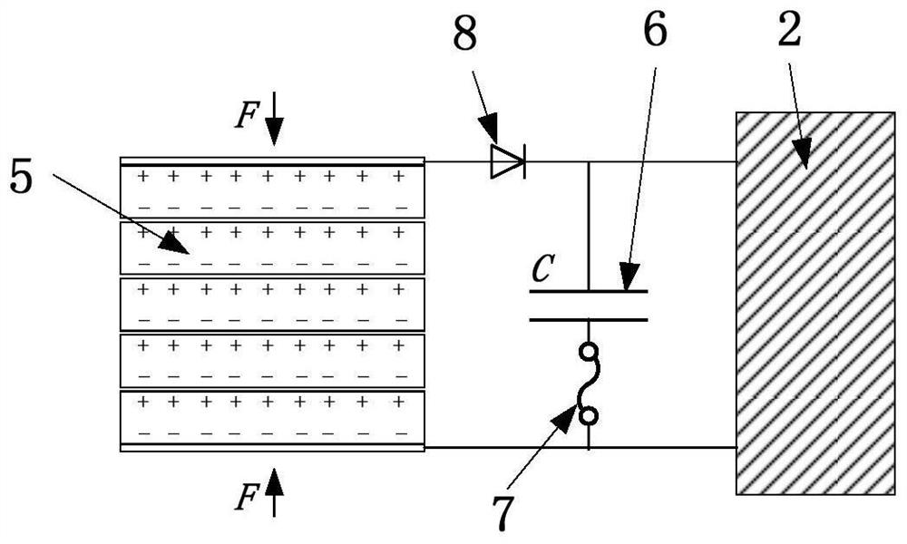 A system auxiliary power supply device for deep space impact detection in high impact environment