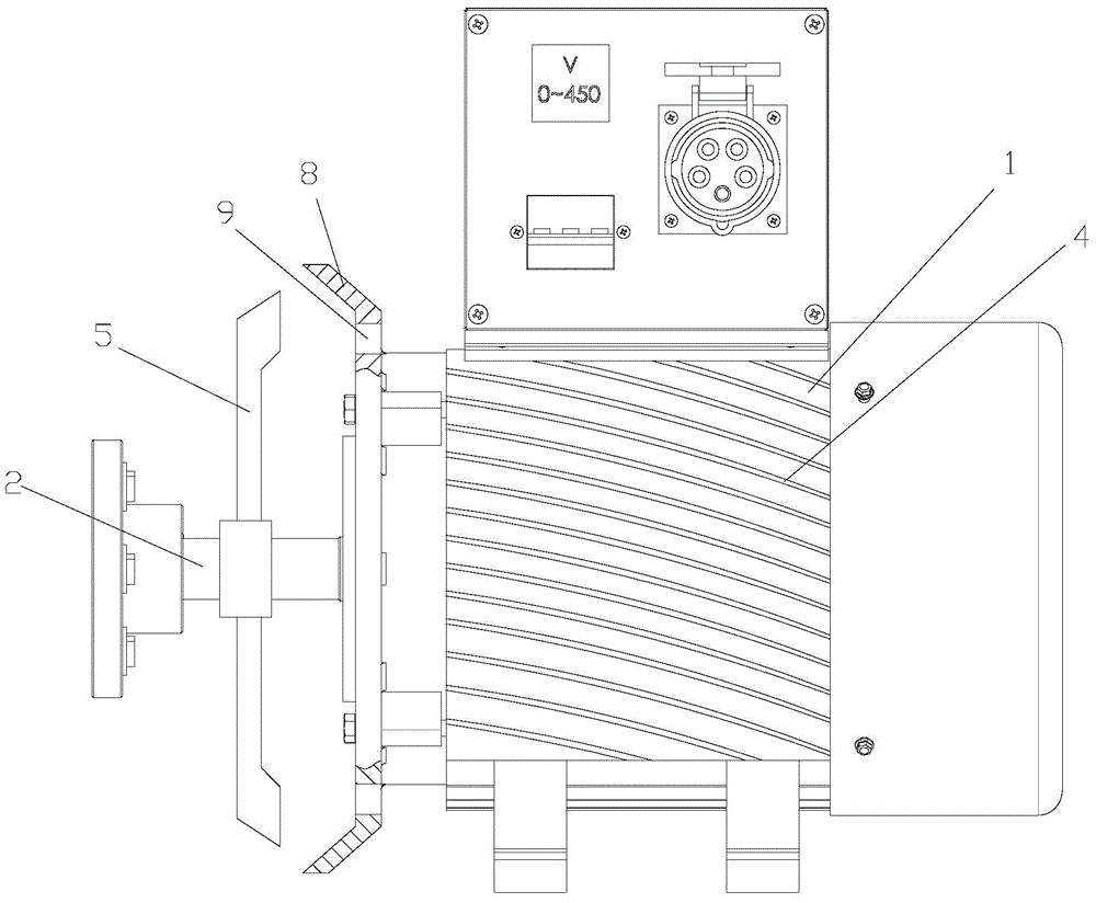 Plug-in mounting type quick radiating electricity generator