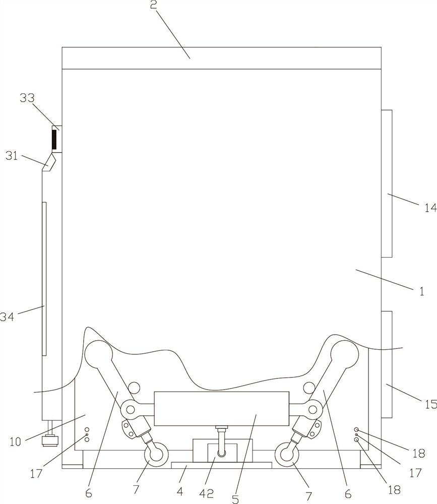 A mobile intelligent trash can