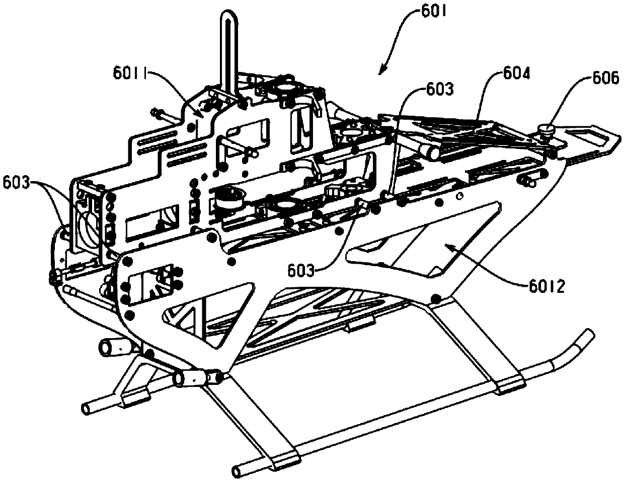 Single rotor wing unmanned aerial vehicle