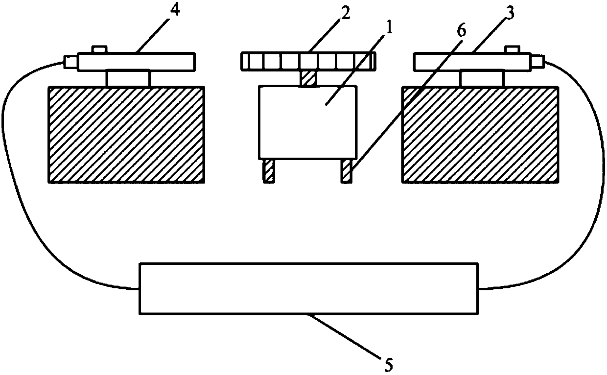 High-precision angle measurement error detection device and method based on double autocollimators