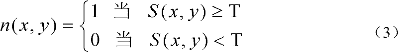 Vidicon definition detection method based on definition test card