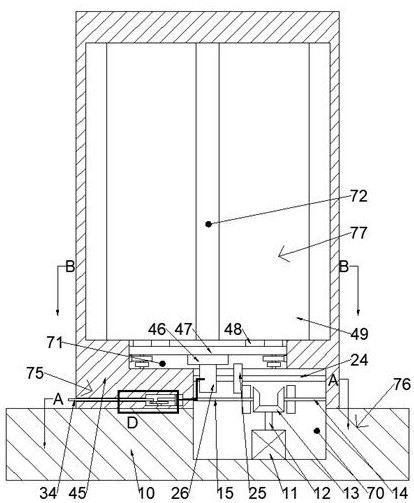 Cabinet equipment capable of automatically moving out communication electric appliance after opening door