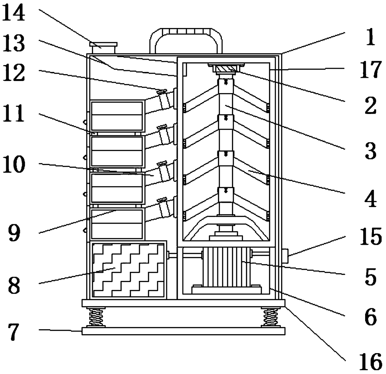 Robot for medicine segregation for biological medical treatment