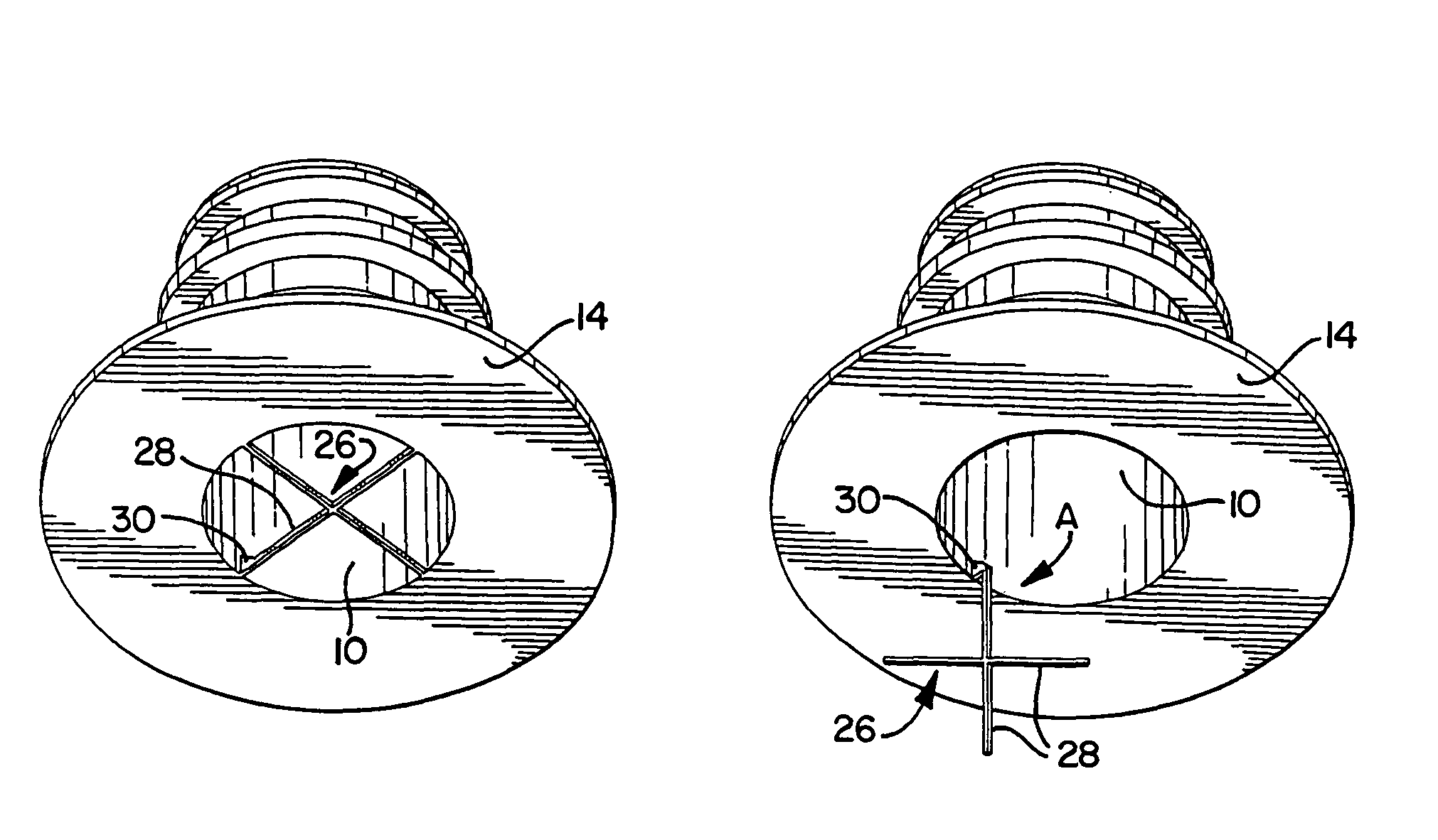 Spout for ensuring evacuation of a flexible container