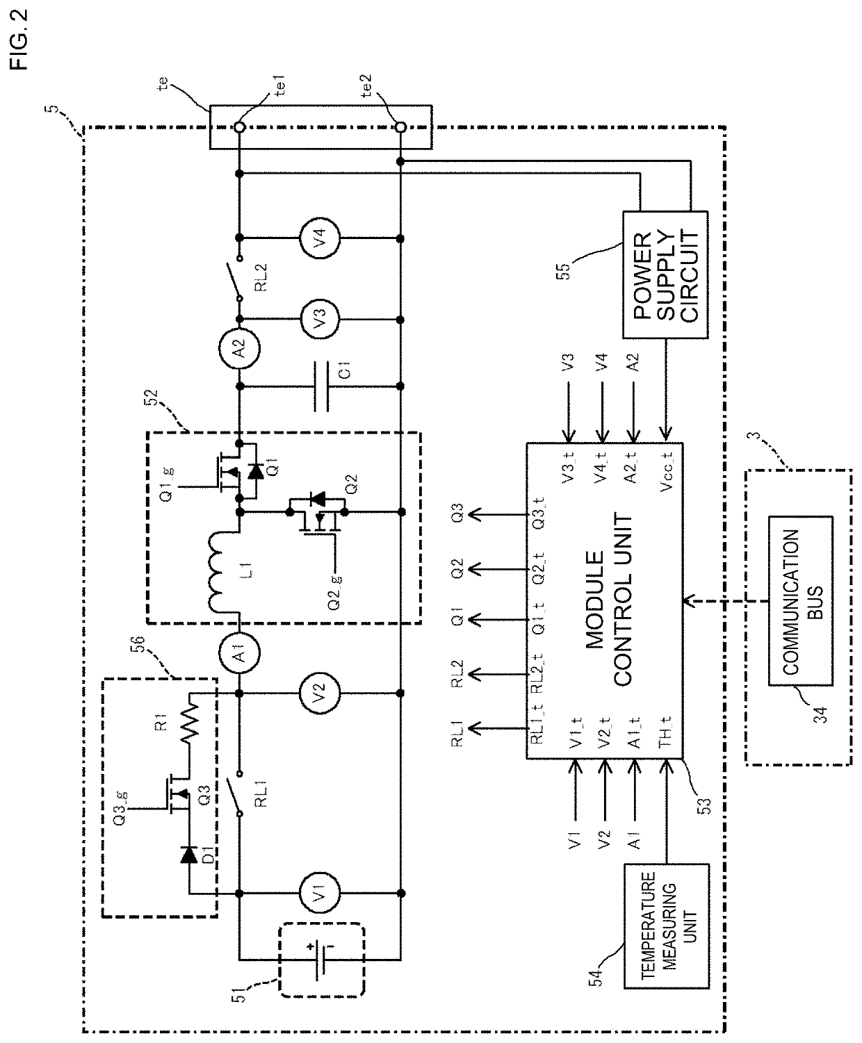 Power storage module and power supply system